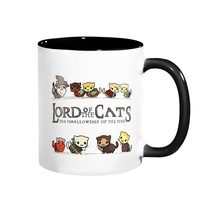 Tasse à café en céramique Temu AliExpress, style chinois, design de couple de dessins animés, tasse à café de bureau, tasse à eau pour le petit-déjeuner