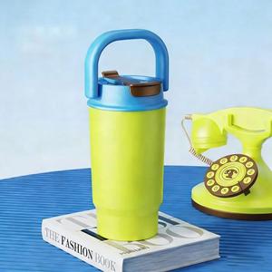 Botellas <span class=keywords><strong>de</strong></span> Agua Aisladas <span class=keywords><strong>de</strong></span> Acero Inoxidable 316 al por Mayor, Botellas <span class=keywords><strong>de</strong></span> Agua para Estudiantes con Asas, Vasos Portátiles con Doble Boquilla para Beber - Product Image 5