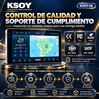 KSOY universel 9 pouces 10 pouces autoradio Android 16 6 + 128G sans fil Carplay Android Auto GPS BT FM RDS DSP USB voiture multimédia