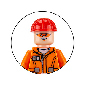 Lot de figurines d'action miniatures de la série Villes et Métiers, ensemble de blocs de construction à assembler soi-même, jouets de personnages en vrac, petits jouets de poche - Product Image 5