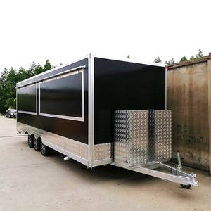 UKUNG 680*210 cm (22'4 "X 6'11") Camion alimentaire mobile personnalisé de grande taille carré Remorque alimentaire - Product Image 2