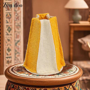 Vase décoratif artisanal en luffa pour hôtel vase de table à manger et ornements - Product Image 4