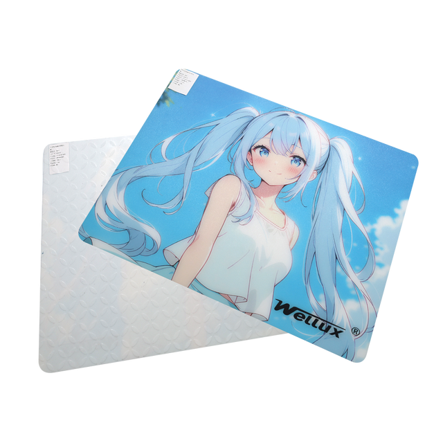 Tempered Glass Mousepad Zero-Friction Gaming Surface Acid-Etched Design High-Definition Art Shatterproof Hard Reinforced Glass