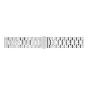 Vintage Luxury Fashion Durable Elastic Stainless Steel Watch Band <b>Strap</b> Butterfly Clasp 20cm Length Size 22mm for Watch - Product Image 1