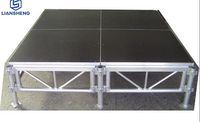 4ftX8ft 4ftX4ft Plate-forme de scène de concert d'événement en aluminium détachable portable