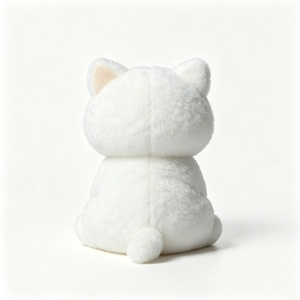 Customized Cozy fluffy <b>cat</b> <b>plush</b> for kids,Cute chubby <b>cat</b> plushie,Soft white <b>cat</b> decor <b>plush</b>,aesthetic <b>cat</b> stuffed animal - Product Image 3
