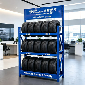 Estante <span class=keywords><strong>de</strong></span> Acero Resistente a Impactos para Almacenamiento <span class=keywords><strong>de</strong></span> Neumáticos, para Áreas <span class=keywords><strong>de</strong></span> Almacenamiento <span class=keywords><strong>de</strong></span> <span class=keywords><strong>Productos</strong></span> Peligrosos, Materias Primas Químicas Industriales - Product Image 1