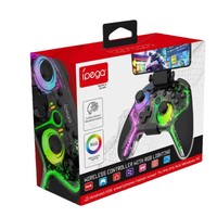 Manette de jeu sans fil PG-9666 pour Android, iOS, PC avec vibration de moteur programmable