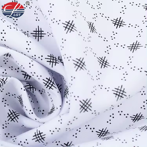 ผ้าพิมพ์ลายพื้นขาวไมโครไฟเบอร์จากใยไผ่ออร์แกนิกสำหรับตัดเย็บเสื้อผ้า - Product Image 3