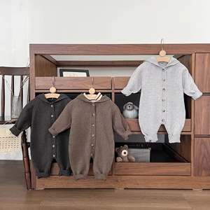 Mono de Punto con Orejas de Conejo para Bebé, Diseño ODM, para Otoño, Unisex, Recién Nacido - Product Image 3