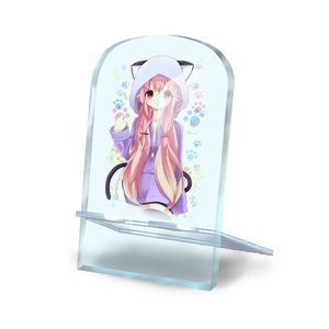 Supporto in Acrilico per <span class=keywords><strong>Anime</strong></span>, Logo Personalizzato, Stampa Bifacciale Trasparente, Regalo Pubblicitario Commemorativo, Standee per Smartphone - Product Image 5