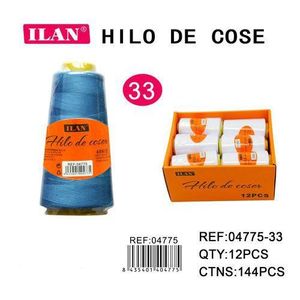 Filo da cucito Ilan 2750 M colore blu per macchina da cucire e cucito a mano - Product Image 3