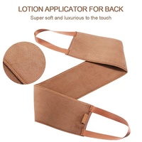 Ensemble autobronzant comprenant un pinceau de bronzage sans soleil auto-applicateur pour une lueur sans stries