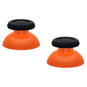 EXtremeRate อะนาล็อกสติ๊กสีส้มและสีดำ สำหรับจอยคอนโทรลเลอร์ PS5 และ PS4 ทุกรุ่น - Product Image 1