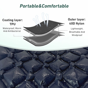 <span class=keywords><strong>Matelas</strong></span> gonflable ultraléger pour le glamping Offre Spéciale Gonflage manuel Équipement de <span class=keywords><strong>couchage</strong></span> Activités extérieures - Product Image 3