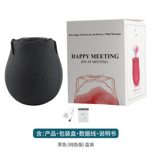 Masturbator hisap klitoris dewasa 10 kecepatan, dengan efek lompat Vibrator silikon mawar untuk <span class=keywords><strong>Stimulator</strong></span> payudara telur mainan seks wanita - Product Image 6