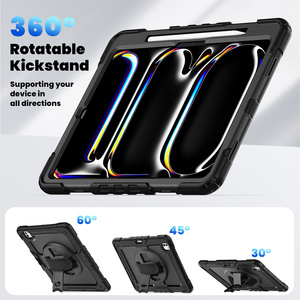 Nueva Funda Resistente para Tablet <span class=keywords><strong>iPad</strong></span> <span class=keywords><strong>Pro</strong></span> 13 2025 M5 A3360 con Protector de Pantalla Integrado, Funda Antigolpes con Correa para el Hombro - Product Image 3
