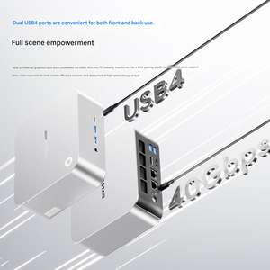 Mini PC MACO AMD Ryzen R7 PRO 6850H, ordinateur de bureau avec port OCuLink, système barebone de jeu haute performance, petit ordinateur de bureau - Product Image 4