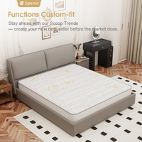 Tissu de matelas jacquard de luxe, tissu de matelas tricoté haut de gamme, fabricant sur mesure, usine