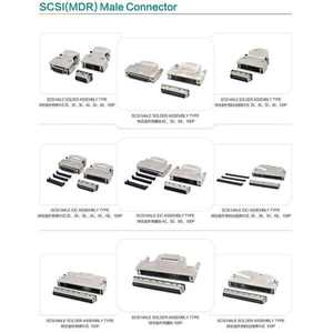 Conector Macho SCSI de 36 Pines de Alta Calidad MDR HPCN con Cubierta de ABS, Tipo Soldadura, para Cable - Product Image 3