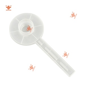 1 Pezzo Nuovo Alimentatore Rotondo per Api, in Plastica <span class=keywords><strong>Bianca</strong></span>, Senza Bottiglia, per l'Abbeveraggio delle Api, Attrezzi per Apicoltura - Product Image 4