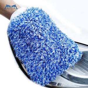 Gants de nettoyage en microfibre absorbant en peluche doux pour l'entretien de la voiture - Product Image 2