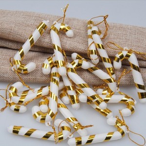 2024 del nuovo anno albero di natale appeso Candy Cane stampella ornamenti Noel albero di Natale decorazioni natalizie per la casa - Product Image 2