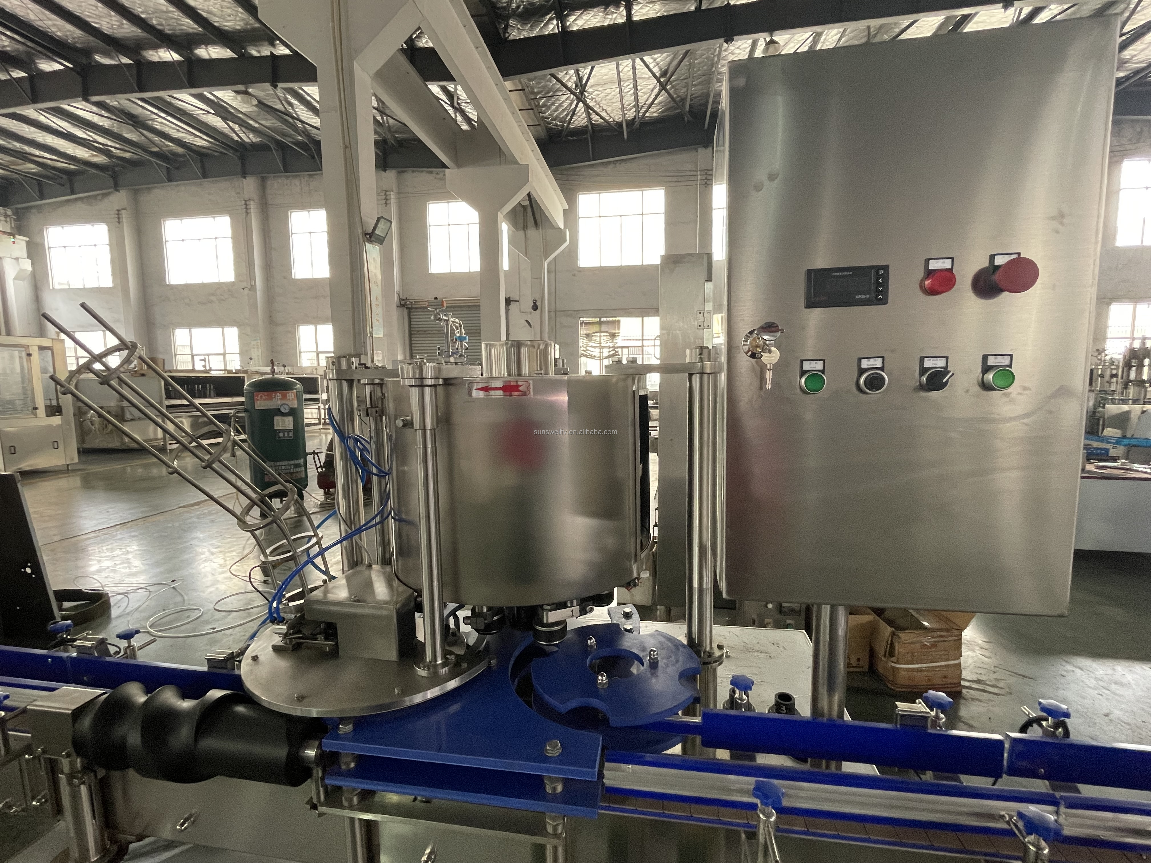 150mm Carbonated Capping Beverage Can Machine 50pcs / Min Soda Water Can Filling