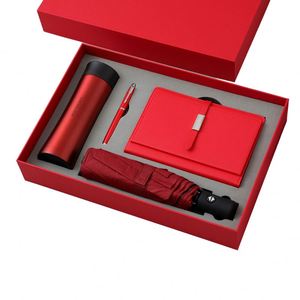 Set de Regalo de Graduación con Termo Metálico con Cierre, Paraguas y Cuaderno, Logotipo Personalizado, Elegante Caja de Regalo Empresarial - Product Image 3
