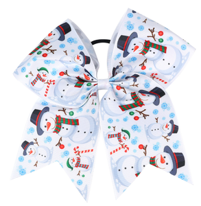 Toptan Yeni Noel Yüksek Kaliteli Saç Bağları Kızlar İçin Saç Tokası Noel Kardan Adamı Özel Saç Tokaları Mutlu Noeller - Product Image 2