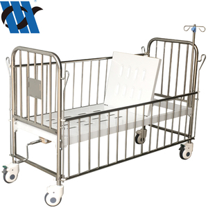 Lit d'hôpital manuel médical BDB01 pour enfants fonction unique avec rails latéraux réglables à la maison ou à l'hôpital - Product Image 5