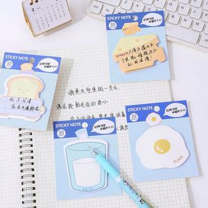 Hot Sale Creative Sticky Notes Cartoon Memo <b>Pads</b> Cute Kawaii Memos Self-adhesive Special Shape - Product Image 6