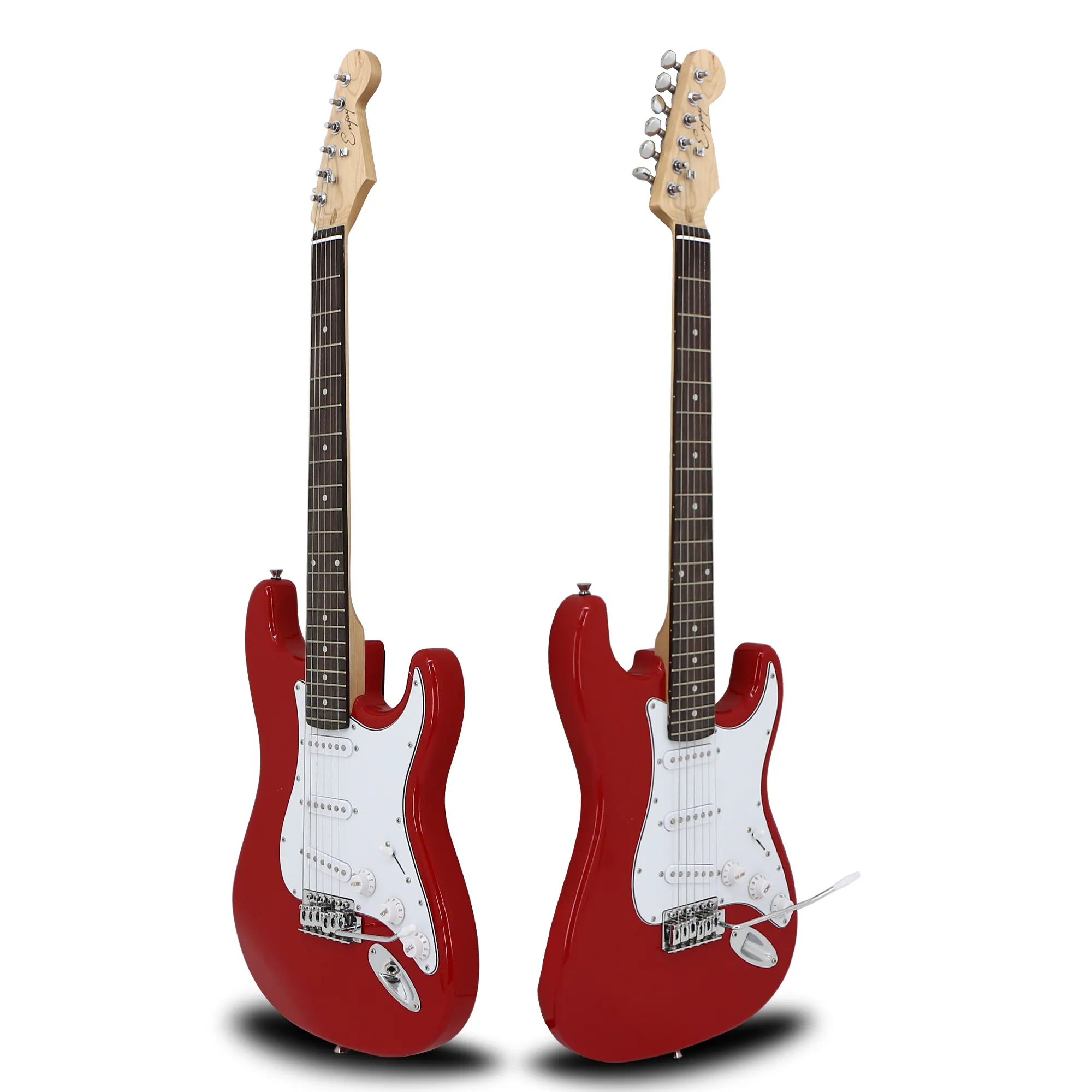 Cheap Custom Label Gloss Carbon Fiber Electric Bass Guitars OEM Colorful Electronic Guitar Electric