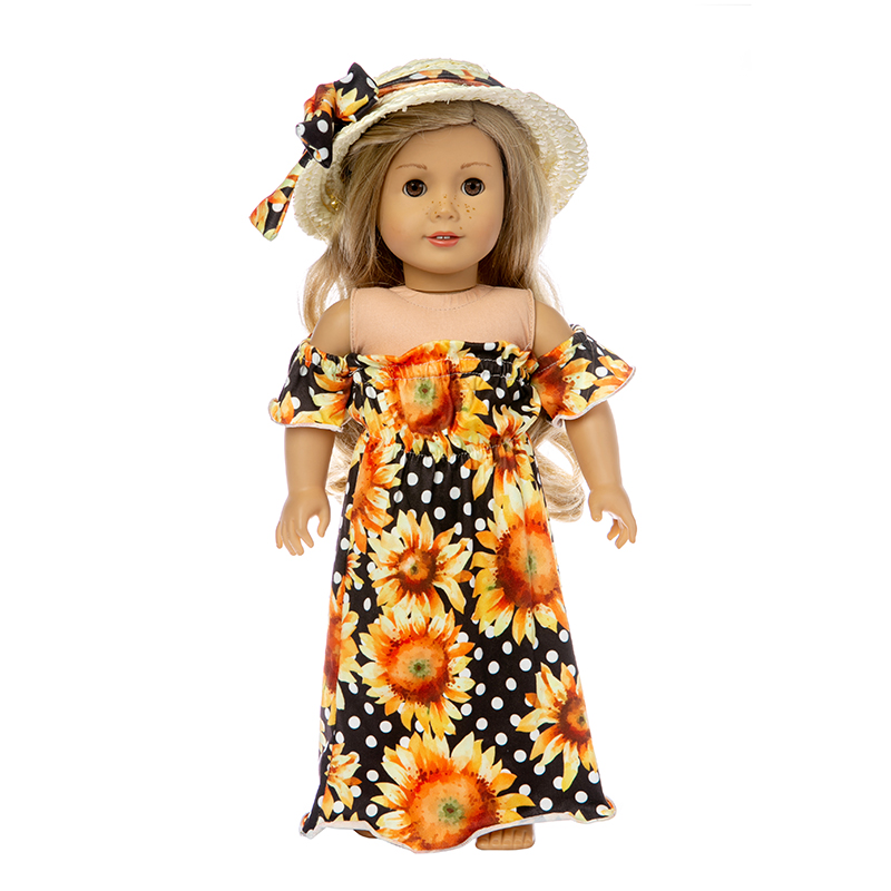 Курортный стиль 18 дюймов Кукла Одежда, American Newborn юбка Детское платье куклы интимные аксессуары, Индивидуальные платье куклы
