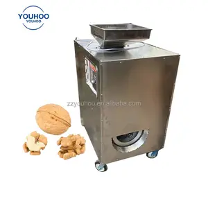 auto walnut blasting processing shelling equipment nut cracker machine for walnut