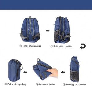 Fashionable Outdoor Casual Sports <b>Backpacks</b> Ultralight <b>Trekking</b> Bag Water Resistant Climbing Hiking Arcuate Shoulder Zipper - Product Image 4