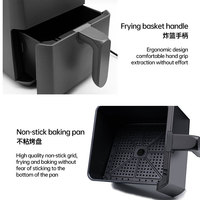 Friteuse à air à bas prix avec cuiseur à vapeur Airfrier sans huile Friteuse à air à vapeur pas chère Four Armoires de cuisine 3L