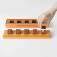 Papier d'emballage de chocolat de luxe personnalisé boîte cadeau matériaux d'emballage carton d'emballage de bonbons alimentaires boîte CMJN pour chocolats