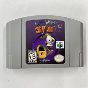 Terrassement <span class=keywords><strong>Jim</strong></span> 3D USA NTSC Version N64 cartouche de jeu N64 jeux carte de jeu vidéo - Product Image 1