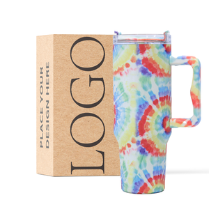 Tùy chỉnh 40oz thép không gỉ du lịch cup đôi tường chân không Thermos Tumbler cách điện xử lý hiện đại tái sử dụng gốm chai - Product Image 5