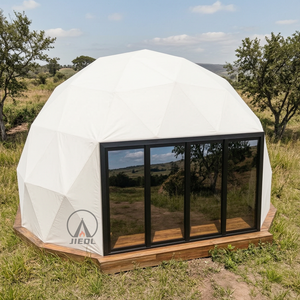 Tente dôme géodésique de luxe transparente en PVC de 6m, 7m, 8m, sur mesure, grande tente dôme de luxe pour camping, fêtes et événements - Product Image 1