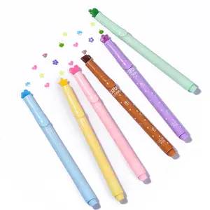 Stampatore pennarello a base d'acqua asciugatura rapida 6 colori fluorescenti timbro evidenziatore pennarello per bambini studenti fai da te disegno pittura
