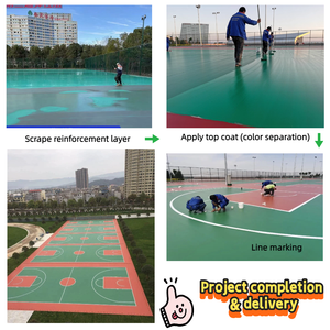 Poliuretano de Alto Rendimiento Runsure, Alta Elasticidad, Sin Decoloración, para Centros de Entrenamiento y Pistas Deportivas <span class=keywords><strong>en</strong></span> Tailandia y Vietnam, Directo de Fábrica - Product Image 6