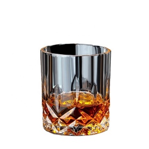Vaso de Whisky Bong <span class=keywords><strong>Bebe</strong></span> de 300 ml, Moderno y Sostenible, con Diseño de Diamantes en Relieve y Rayas, Modelo SQ118, China - Product Image 4