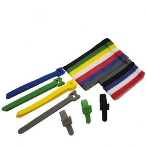 Attaches-câbles Velcro en T double face, personnalisables en couleur, en nylon, fournies par le fabricant - Product Image 4