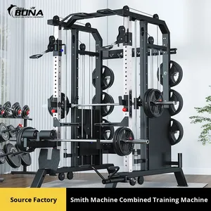 Smith Machine Commercial Steel Unisex Comprehensive Trainer Gantry Squat Rack <strong>Fitness</strong> Home Bench Press Chest <strong>Body</strong> <strong>Building</strong> - Product Image 2