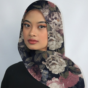 Hiyab Modal Estampado para Mujer, Elegante y Modesto, Transpirable, para las 4 Estaciones, con Logotipo Personalizado, Superventas 2026 - Product Image 1