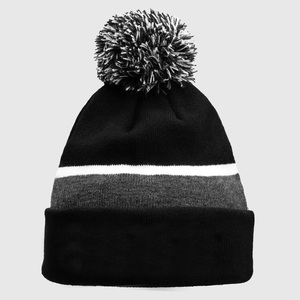 New Best Style Pompom Beanies <b>Caps</b> <b>for</b> <b>Men</b> and Women Cheap Price <b>Winter</b> Wear Use Outdoor Pompom Beanies with Custom Logo - Product Image 1