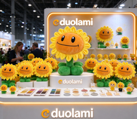 Peluche personnalisée Tournesol, Poupée en peluche de dessin animé en forme de plante, pour cadeau de jeu, OEM ODM, Figurine en peluche sur mesure