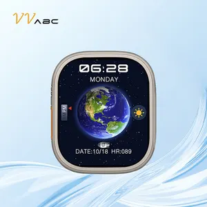VV9 ULTRA2 cardiofrequenzimetro AI creazione personalizzazione OLED AI smart reloj orologio intelligente da braccialetto 8 orologi 2024 di fabbrica